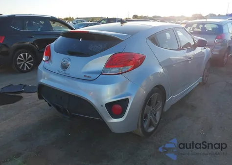 2013 Hyundai Veloster Turbo W/Blue z USA, uszkodzony, nr VIN KMHTC6AE2DU082406